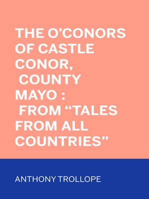 cover image of The O'Conors of Castle Conor, County Mayo